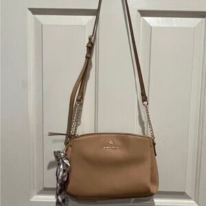 Nanette Lepore Tan Crossbody Bag with Adjustable Strap
